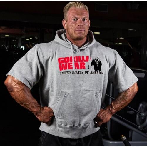 Men Hoodies Tank Top Sleeveless Muscle Gym Sport Slim Vest Bodybuilding Hooded Hip Hop Streetwear Workout Elastic Men Tank Top