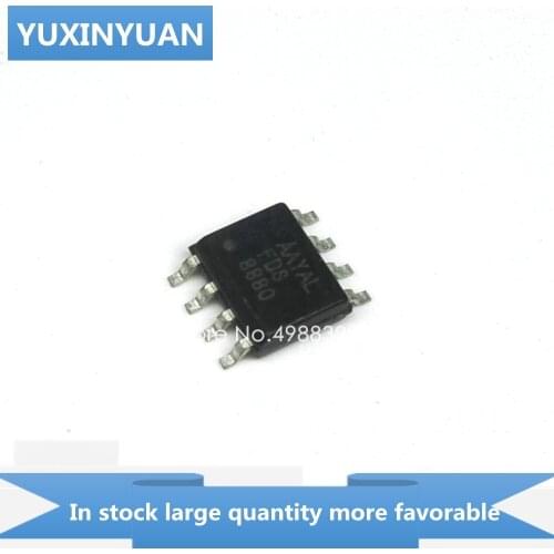 YUXINYUAN 10PCS/LOT FDS8880 FDS 8880 S8880 DS8880 SOP8 in stock in stock