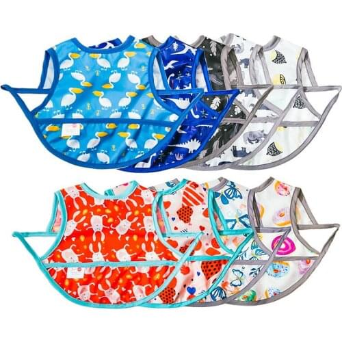 1Pcs Newborn Baby Bibs Waterproof Cartoon Bib Bandana Baberos Bibs For Kids Girls Boys Bib Baby Clothing