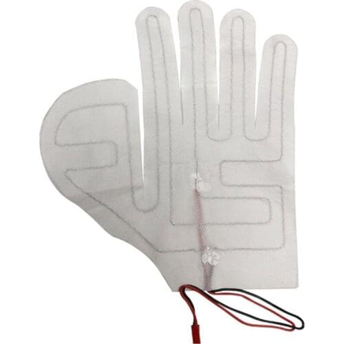 1pcs Gloves Heating Pads Battery Powered Temperature Adjusting Heating Pad For Winter Warm Mittens Heater Glove Heating Noble