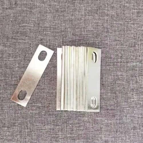 100pcs Copper Busbar 45mm for Battery Connection 1.2mm Thickness M8 for LiShen Battery