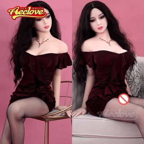 Aeclove 165cm Sex Doll Complete TPE with Metal Skeleton Brunette Beauty Korean Female Soft Ass Big Breasts Oral Anal Vaginal Sex