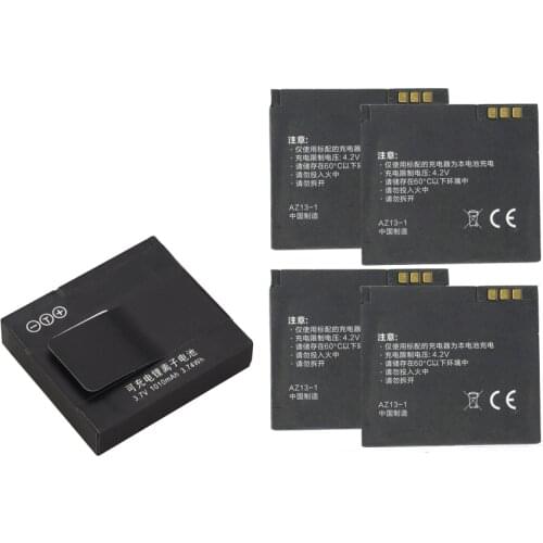 1010mAh AZ13-1Battery For Xiaomi Yi Action Camera Battery Rechargeable Replacement Bateria