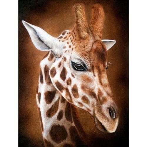 ARMYQZDiamond Embroidery Giraffe 5D DIY Diamond Painting Animal Art Diamond Mosaic Rhinestone Picture Crafts Home Decor Gifts