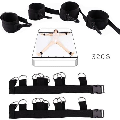 BDSM Bondage Restraint Bondage Fetish Slave Handcuffs & Ankle Cuffs Adult Erotic Sex Toys For Woman Couples Games Sex Products