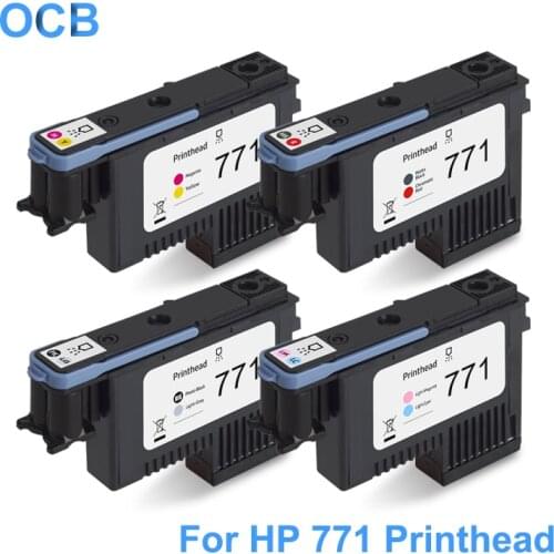 For HP 771 DesignJet Printhead CE017A CE018A CE019A CE020A Print Head For HP Designjet Z6200 Z6600 Z6800 Printer Head 4 Colors