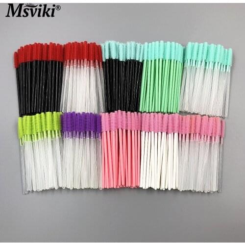 Wholesale 10/50/200pcs Mink Eyelash Brush Make Up Brushes Tools Cruelty Free Magnetic 5D False Lash Vendor Luxury 3D Eyelashes