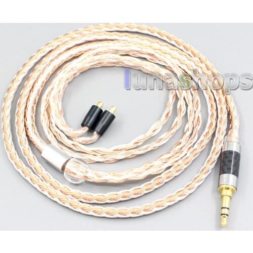 LN007025 16 Core OCC Silver Plated Mixed Headphone Earphone Cable For Acoustune HS 1695Ti 1655CU 1695Ti 1670SS