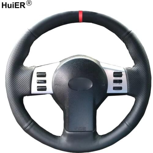 Hand Sewing Car Steering Wheel Cover For Infiniti FX FX35 FX45 2003-2008 For Nissan 350Z 2003- 2009 Braid on the Steering-wheel