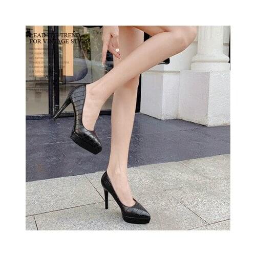 Gladiator Sexy Women Pumps High Heels 10-12CM Woman Pumps Shoes Patent Leather Fashion Wrok Shoes Luxury Wedding Party Shoes