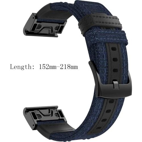 22 26 mm Quick fit band for Garmin Fenix 6X 5X 3 3HR 6 5 plus smart watch bracelet strap nylon belt for Forerunner 935 945 strap
