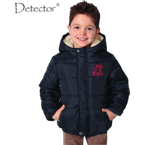 Detector Boys Sports Coat Kids Outdoor Jacket Childrens Windproof Warm Winter Clothes