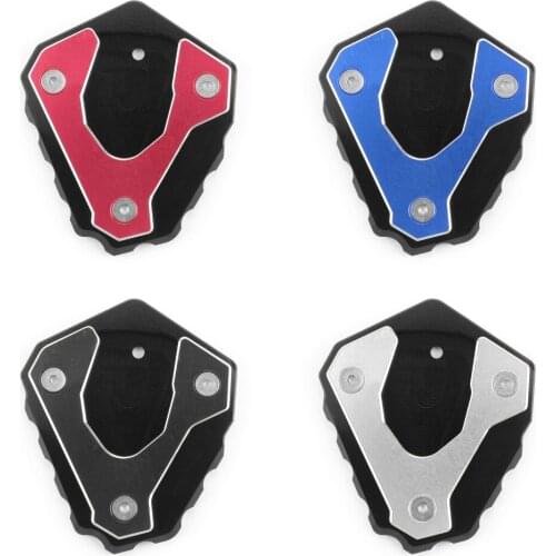 Areyourshop Motorcycle CNC Kickstand Side Stand Extension Enlarger Base Pad for BMW G310R 2016-2018 2017 Motorbike Accessories