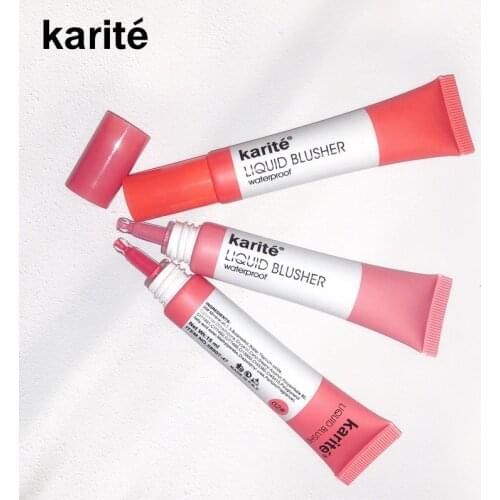 4 Colors Liquid Blush Makeup Face Make Up Professional Natural Cheek Blusher Long Lasting Cosmetic Tools