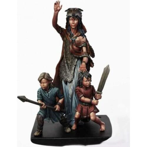 1/24 Scale Unpainted Resin Figure Rome woman and child 3 figures collection figure