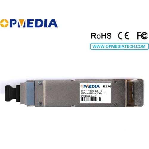 4 channel,100G optical transceiver,100Gb/s CFP4 LR4 Transceiver,4x25G 1310nm 10KM CFP4 optical module,compatible with Hua-wei