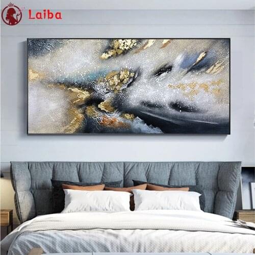 5D round Diamond Embroidery Abstract golden gray art Picture Of Diamond Painting Full Square Mosaic Cross Stitch Handmade Gift