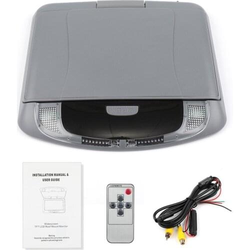 9 inch 800*480 Screen Car Roof Mount LCD Color Monitor Flip Down Screen Overhead Multimedia Video Ceiling Roof mount Display