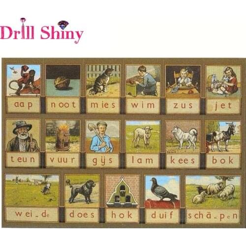 5D Diamond Painting Cross Stitch Home Decor Handicraft Full Square Rhinestones Painting Fashion Cartoon Diamond Embroidery Sets