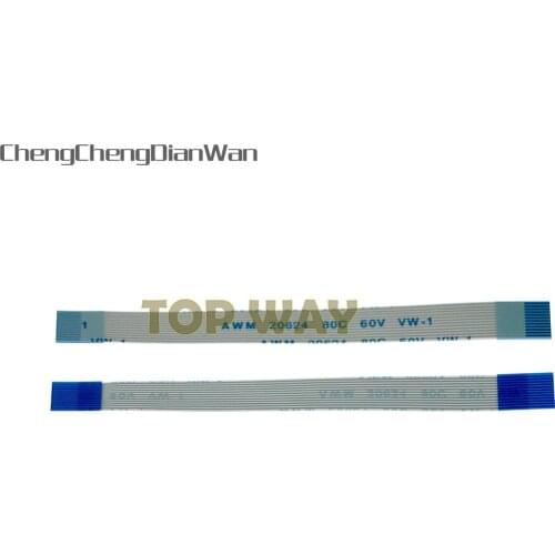 ChengChengDianWan 50pcs/lot 12Pins Power On/off Switch Cable 5W/50000//50 For PS2 For PS 2 ps2 Console