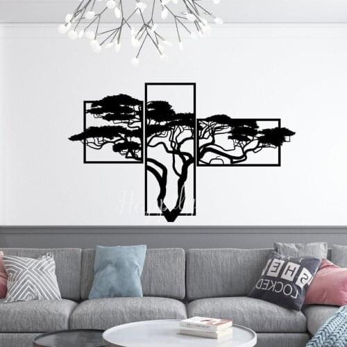 Tree Wall Decor Decals Home Decorations Living Room Sofa Background Vinyl Wall Stickers Removable Wallpaper P546