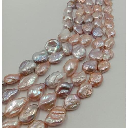 Good quality baroque pearl beads in strand,100% Nature freshwater pearl with baroque shape,AA+ QUALITY,only few flaw,violet colo