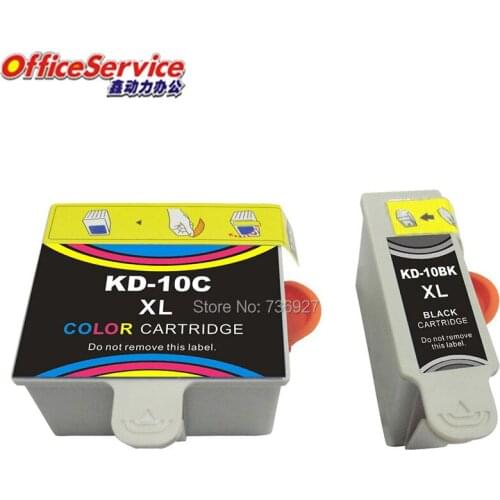 KD10 Compatible Ink Cartridges For Kodak ESP3/5/7/9/3250/5210/5250/7250/9250/ EASYSHARE 5100/5300/5500 printer