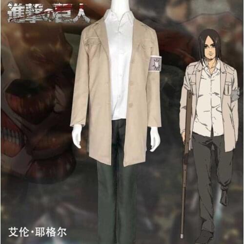 Attack on Titan Season 4 Marley Military Uniform Reiner Braun Cosplay Jacket Shirt Pants Sets