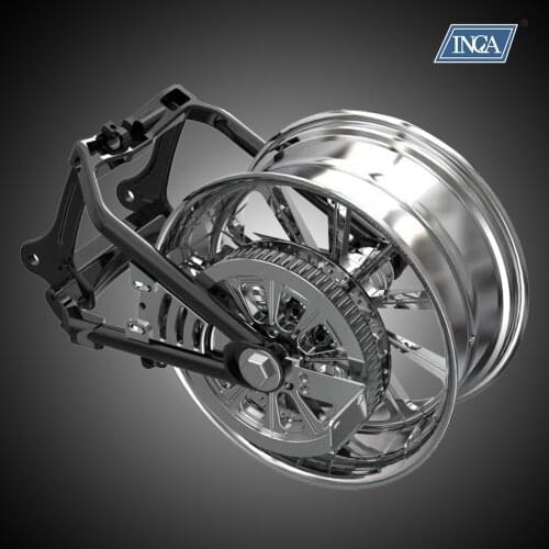 INCA Customization Rear Part Kit Wheel Swing Arm Pulley Brake Disc Caliper For 18-20 years Fat Boy Breakout