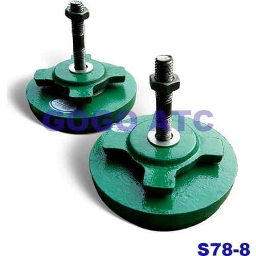 Round machine tool shock S78-8 absorber iron shockproof horn machine tool adjustment accessories horn adjustment foot cast