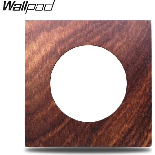 L6 DIY Genuine Wood Panel for Wall Switch Socket UK EU Universal Free Combination, 86*86mm 3 by 3