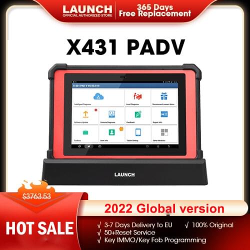 LAUNCH X431 PAD V Diagnostic Tools OBD2 Scanner ECU Online Programming Car Diagnosis Automotive Tools Free Shipping Scan Tool