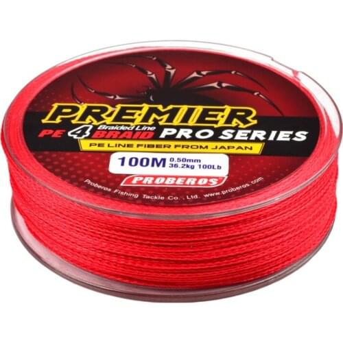 4 Strands 100M Fishing Line Super Strong Braided Wire Multifilament Carp Fishing For Fish Rope Cord 6-100LB 0.4-10.0 PE Material