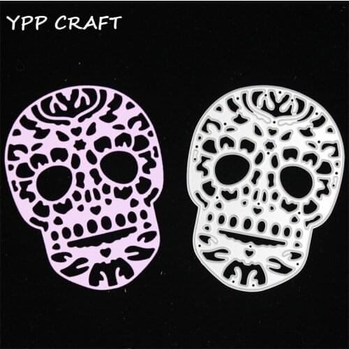 YPP CRAFT Skull Head Metal Cutting Dies Stencils for DIY Scrapbooking Stamp/photo album Decorative Embossing DIY Paper Cards