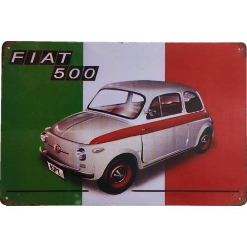 De Metal cartel de hojalata Vintage,coche para al aire libre casa de negocios Retro arte 12x8 pulgadas