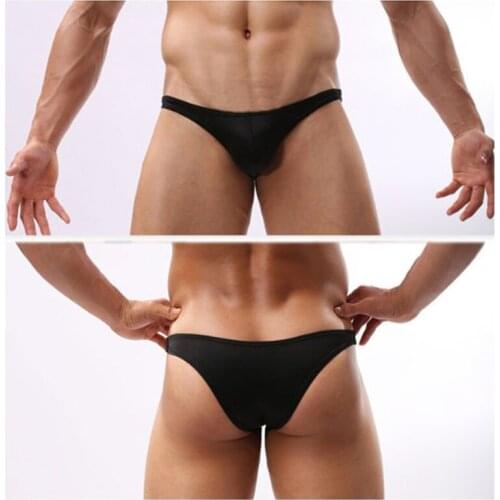 Hot sale Men Underwear Thongs Mens Sexy G String Briefs T-Back tanga hombre cuecas homme Breathable Underpants Panties Thong