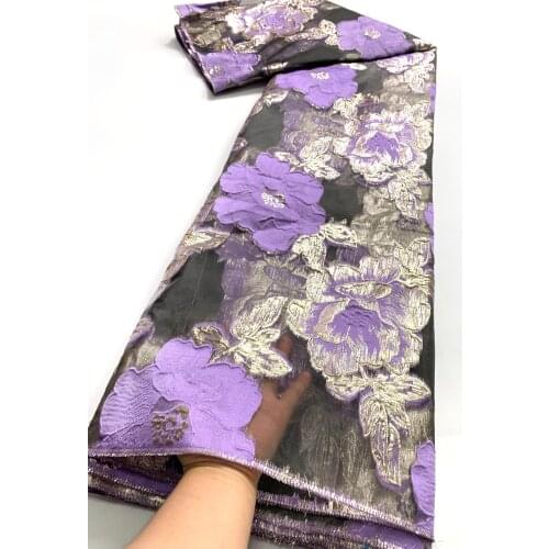 New Design Brocade Jacquard Lace Material African Lace Fabric 2021 High Quality Lace Nigerian French Lace Fabric For Wedding
