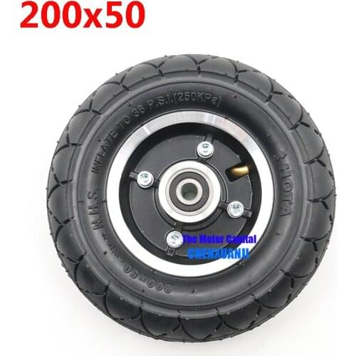 200X50 Front Wheel for Electric Scooter Balancing Car 8 Inch 8x2 Inflatable Tire Wheels