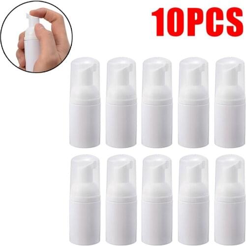 10Pcs High Quality Plastic Foam Bottle Soap Bubble Foaming Pump Dispenser Travel Refillable Bottle Empty Container For Bathroom
