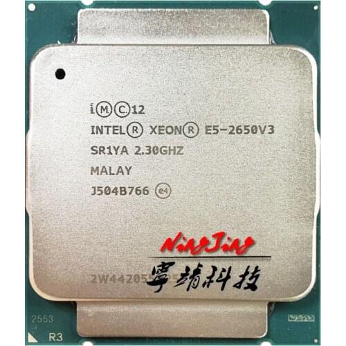 Intel Xeon E5-2650V3 E5 2650v3 E5 2650 v3 2.3 GHz Ten-Core Twenty-Thread CPU Processor 25M 105W LGA 2011-3