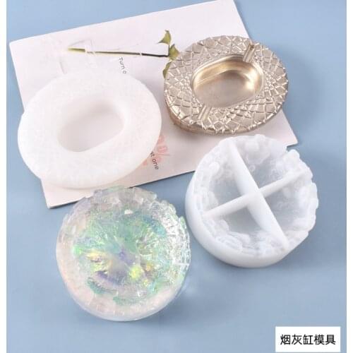 Birds Nest Oval Ashtray DIY Crystal Epoxy Resin Mold Silicone Storage Box Mold Jewelry Making Accessaries Tools