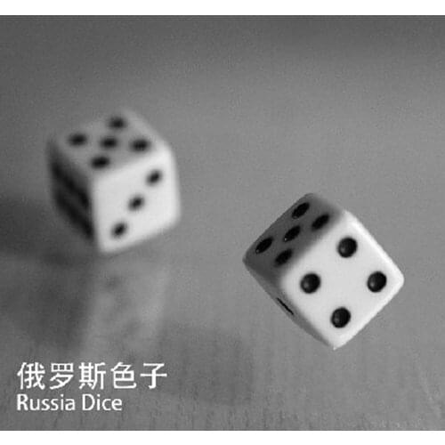 Russia Dice Magic Tricks Street Close Up Magia Force Dice Magie Appearing Vsnishing Magica Illusion Gimmick Props Magicians