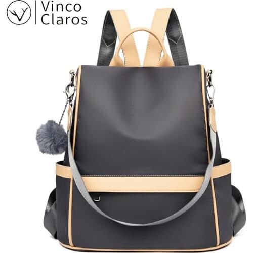 Anti Theft Backpack Women High Quality Oxford Back Pack Travel Large Capacity Bookbag Waterproof Backpacks School Mochila Purses