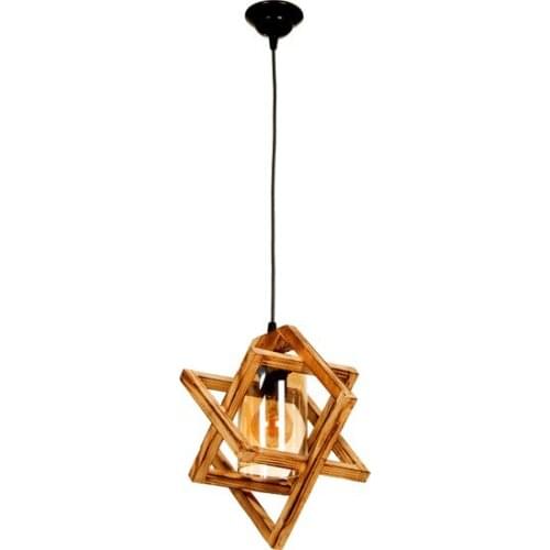 Modern 2021 Ora Decor Planet Single Wooden Pendant Lamp chandelier chandelier люстра
