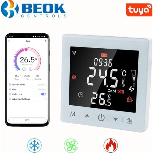 Beok Smart Temperature Controller Heating Thermoregulator For Water Floor Air Conditioner All-In-One Wifi Thermostat Works Alexa
