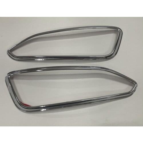High Quality Chrome Front Fog Light Cover for Hyundai Santa Fe 2013