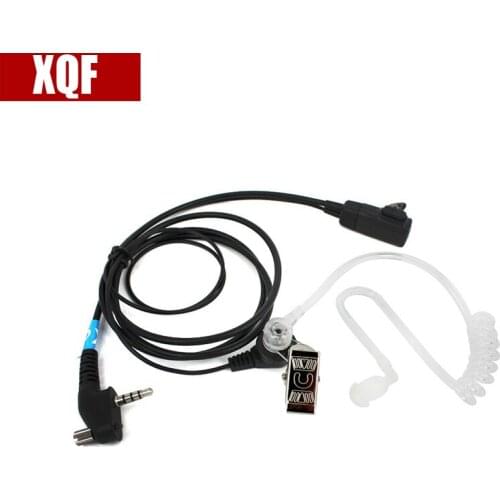 XQF Walkie Talkie Earpiece for VERTEX VX160 VX180 Two Way Radio Portable Hf Transceiver with Covert Acoustic Tube