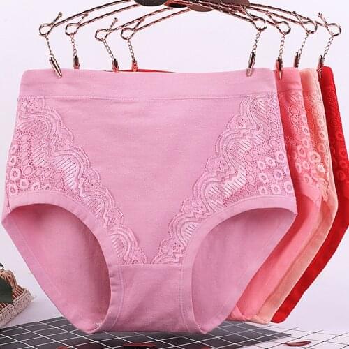 Womens Cotton Underwear High Waist Comfortable Underwear Plus Size Briefs XL-6XL Multi-Size Selection Underwear