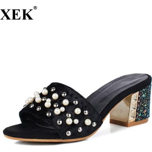 XKE New Fashion rivets women sandals Summer high heels sandals for female womens gladiator sandals GSS83