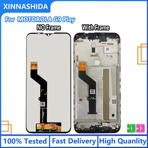 100% New 6.5" LCD For Motorola Moto G9 Play Touch Screen Display Digitizer Assembly Worked Well Free Shipping